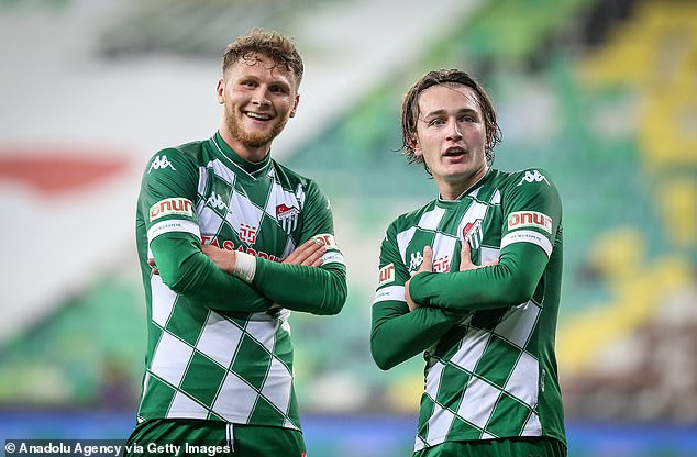 Ali Akman (R) with Bursaspor (Photo via Getty Images)