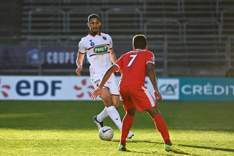 William Saliba playing for OGC Nice (Photo via Football.London)