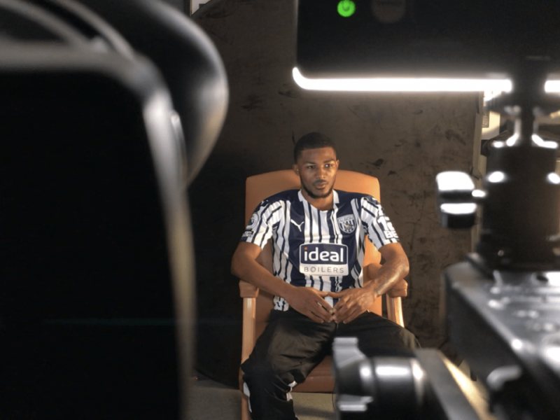 Ainsley Maitland-Niles with West Bromwich Albion (Photo via WBA.co.uk)