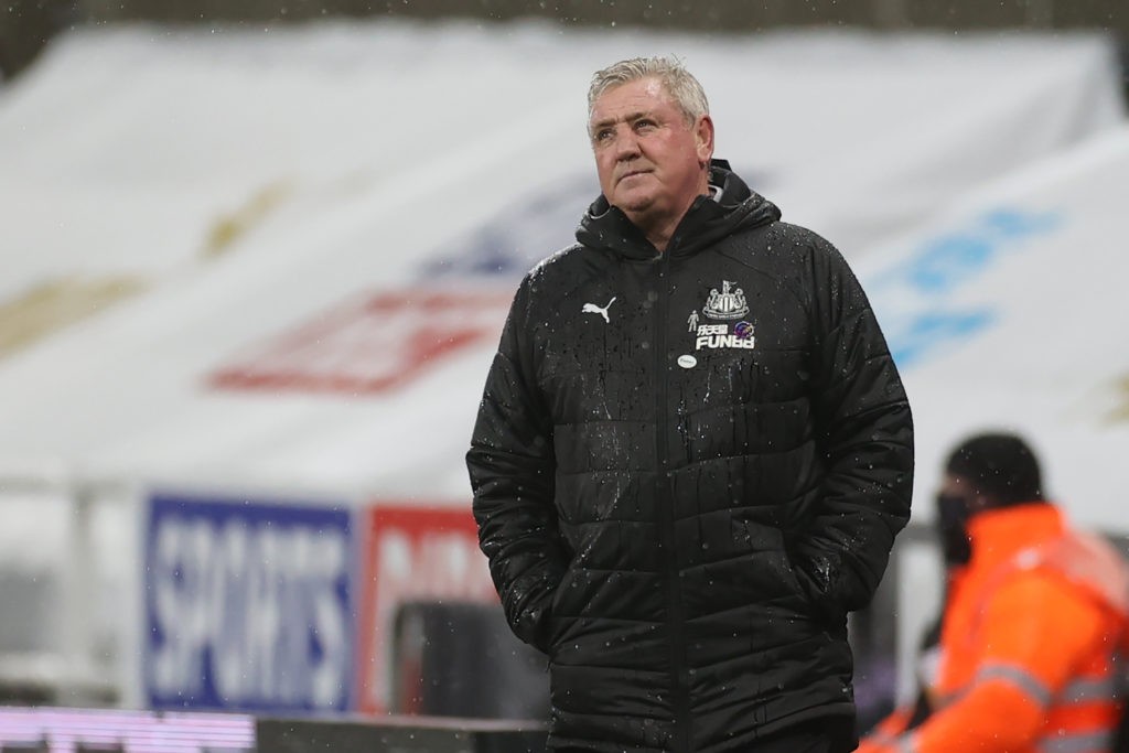Arsenal among 18 PL teams to vote against owner-funded sponsors 2 Newcastle United's English head coach Steve Bruce reacts during the English Premier League football match between Newcastle United and Crystal Palace at St James' Park in Newcastle-upon-Tyne, north east England on February 2, 2021. (Photo by LEE SMITH / POOL / AFP)