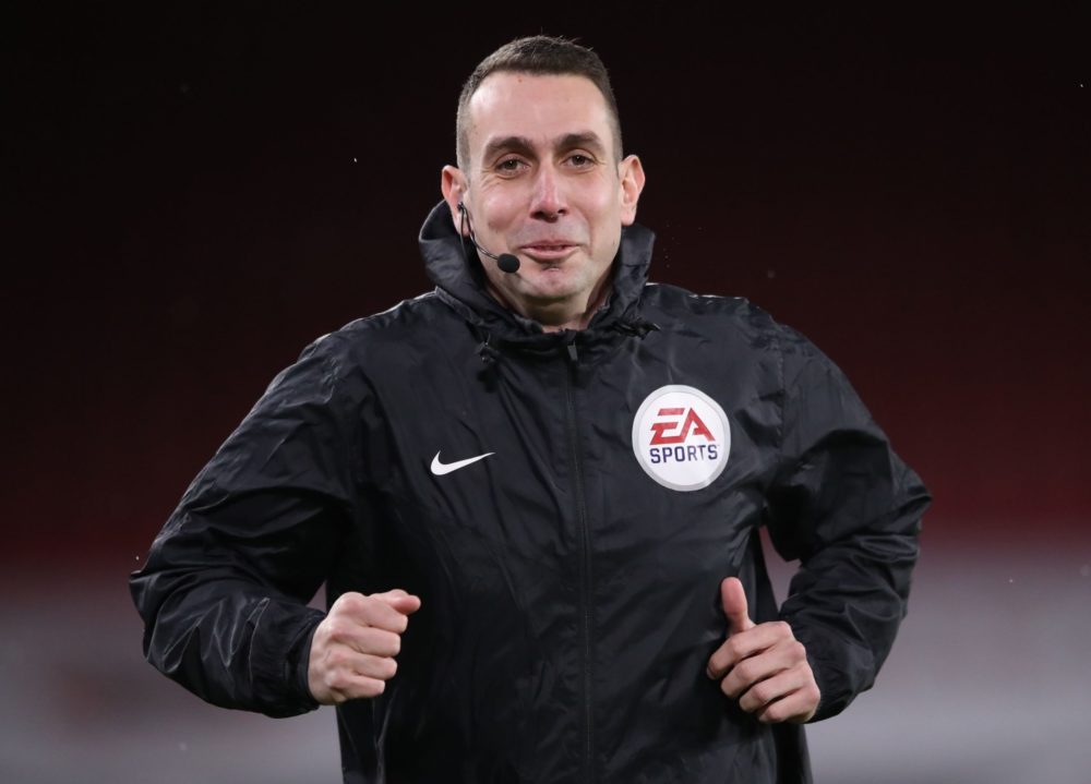 Arsenal vs Liverpool: VAR official faces scrutiny after past penalty mistake 2 Refree David Coote warms up before the English Premier League football match between Sheffield United and Everton at Bramall Lane in Sheffield, northern England on December 26, 2020. (Photo by Alex Pantling / POOL / AFP)