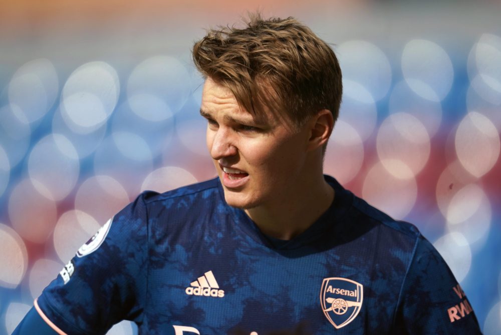 Burnley v Arsenal - Premier League - Turf Moor Arsenal s Martin Odegaard during the Premier League match at Turf Moor, Burnley. Picture date: Satur...