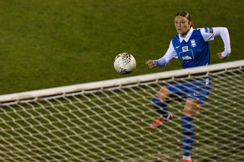 "If I’m Arsenal tonight, I’m excited watching that" Ruby Mace loan watch 2 West Ham United Women v Birmingham City Women FA Women s Super League Ruby Mace of Birmingham City scores her first goal during the FA Women's Super League match at the Chigwell Constructions Stadium, Dagenham Copyright: Sam Bibby