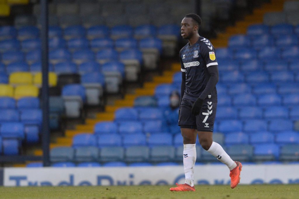 2 Arsenal players undergo scans after suffering injuries 2 James Olayinka of Southend in action during Sky Bet League Two match between Southend and Barrow AFC at Roots Hall in Southend, UK - 9th January 2021. Copyright: Holly Allison / TPI / Shutterstock