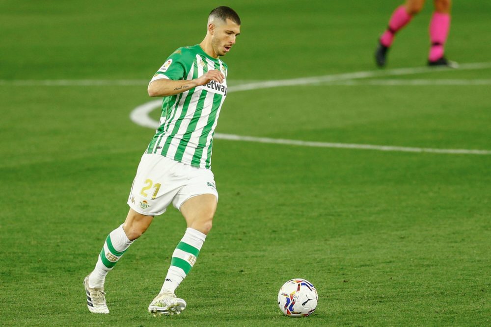 Guido Rodriguez of Real Betis, La Liga Santander, Benito Villamarin Stadium - 19 MAR 2021. Copyright: Pressinphoto / Shutterstock