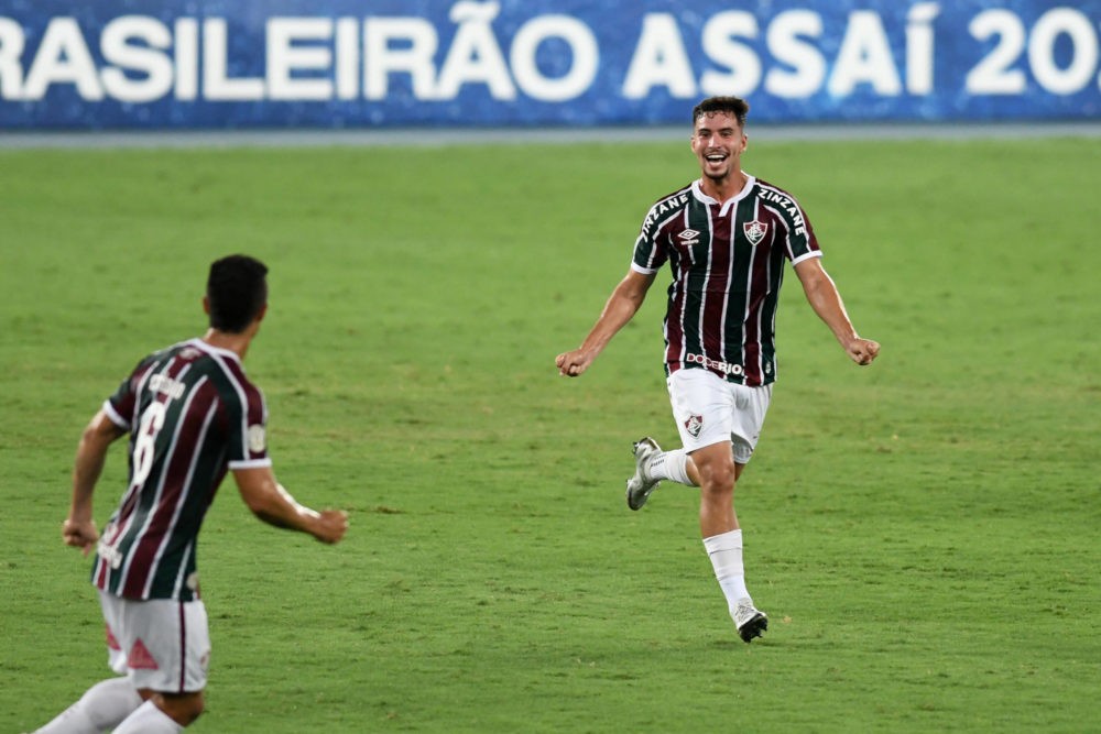 RIO DE JANEIRO - 31.01.2021: Martinelli celebrates a goal during Fluminense vs Goias held at Estadio Nilton Santos for the 33rd round of the Brazil...