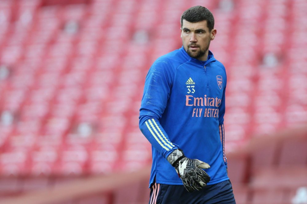 Mat Ryan of Arsenal Arsenal v Manchester City, UK - 21 Feb 2021. Copyright: Arron Gent / JMP / Shutterstock