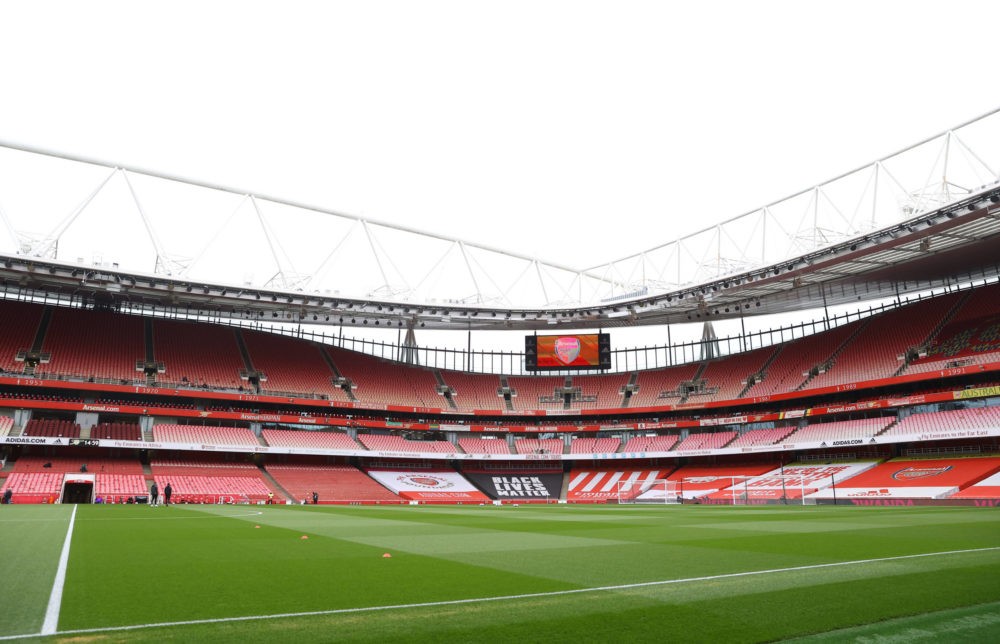 Arsenal v Tottenham Hotspur - Premier League. A view of the pitch before the Premier League match at Emirates Stadium, London. Picture date: Sunday...