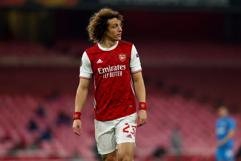 David Luiz's reps offer him to MLS club, Lazio and others 2 18th March 2021, Emirates Stadium, London, England UEFA Europa League Football, Arsenal versus Olympiacos - David Luiz of Arsenal Photo: Shaun Brooks