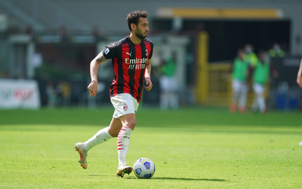 April 03, 2021 Milan, Italy. Hakan Calhanoglu. Copyright: Spada / LaPresse