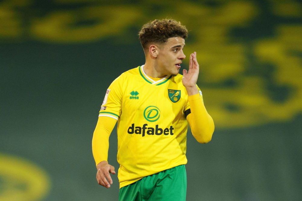 Max Aarons of Norwich City v AFC Bournemouth, EFL Sky Bet Championship, Football, Carrow Road, Norwich, UK - 17 Apr 2021. Copyright: Joe Toth / BPI...