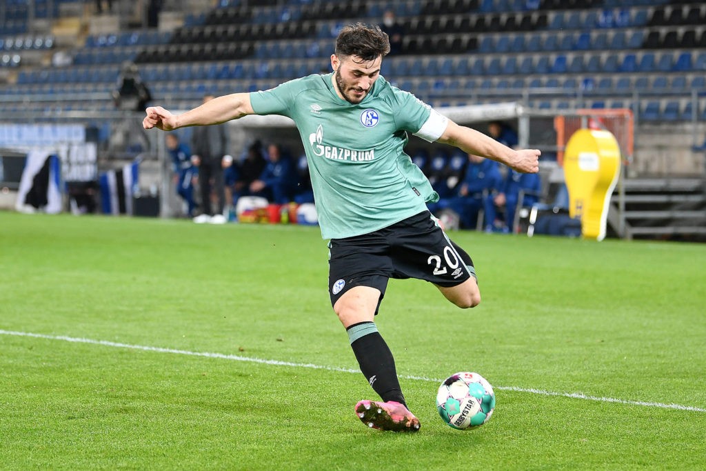 Marseille want 3rd Arsenal player and Arsenal keen to do deal 3 Bielefeld, Schueco Arena, 20.04.21, DSC Arminia Bielefeld - FC Schalke 04: Sead Kolasinac (Photo via Imago Images)