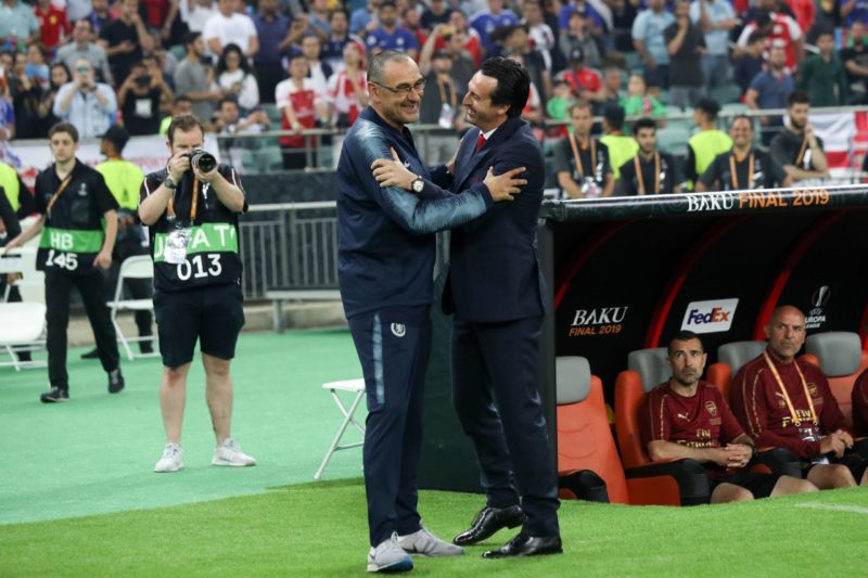 MAURIZIO SARRI UNAI EMERY FOT. PIOTR KUCZA/FOTOPYK / NEWSPIX.PL