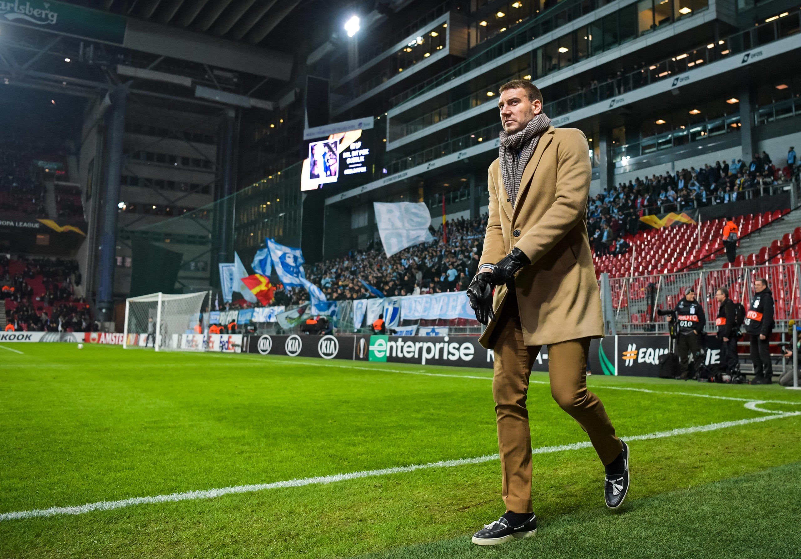 Nicklas Bendtner of FC Köpenhamn ahead of the Europa League match between FC Köpenhamn and Malmö FF on December 12, 2019 in Copenhagen. Photo: Petter Arvidson / BILDBYRAN / kod PA /