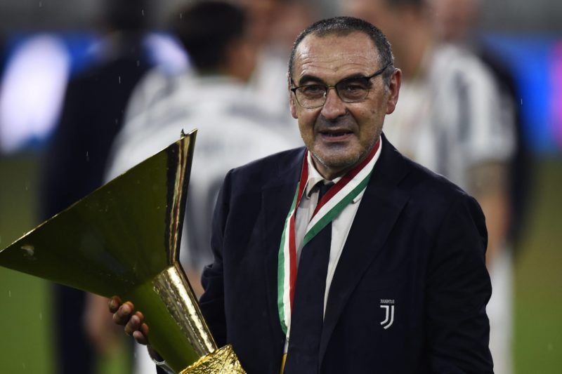 Torino 01/08/2020 - campionato di calcio serie A / Juventus-Roma / foto Image nella foto: Maurizio Sarri