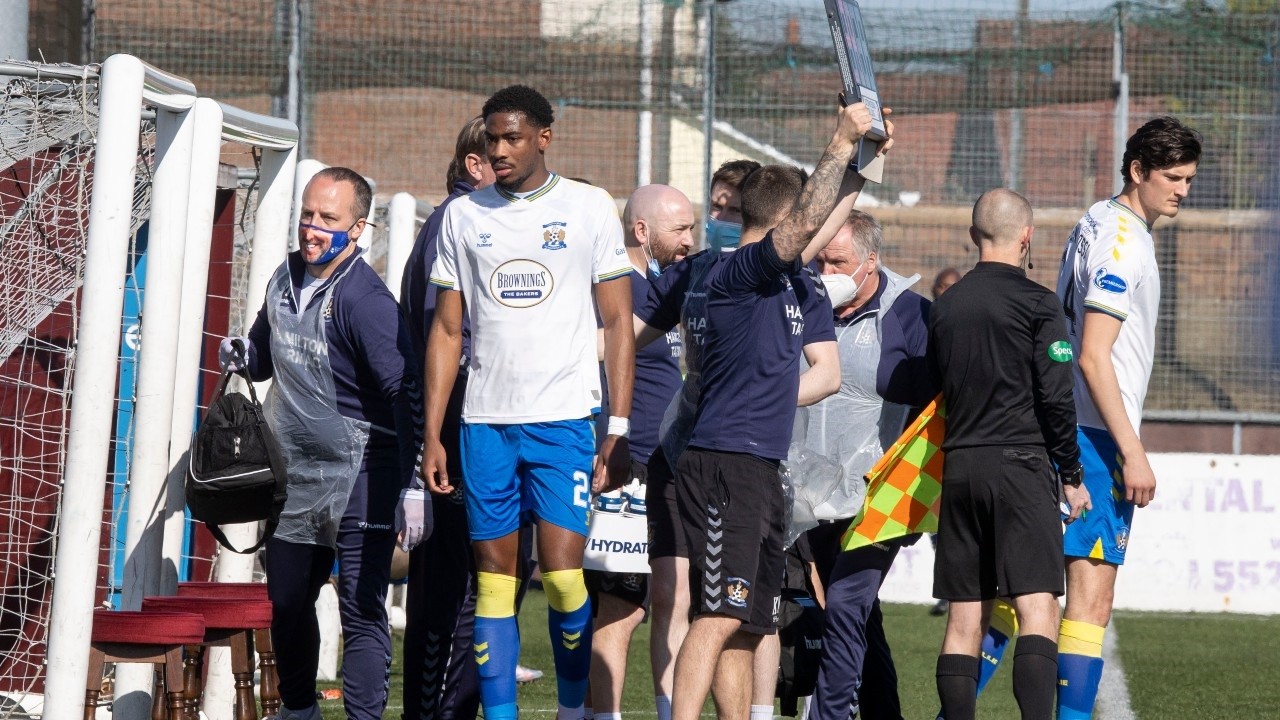 Zech Medley with Kilmarnock (Photo via Kilmarnock FC)