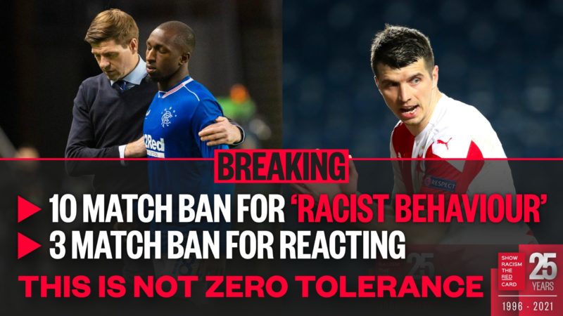 show racism the red card