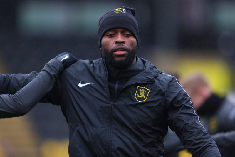 Jay Emmanuel-Thomas of Livingston during the Scottish Premiership match between Livingston and Ross County at Tony Macaroni Arena, Livingston, Scot...