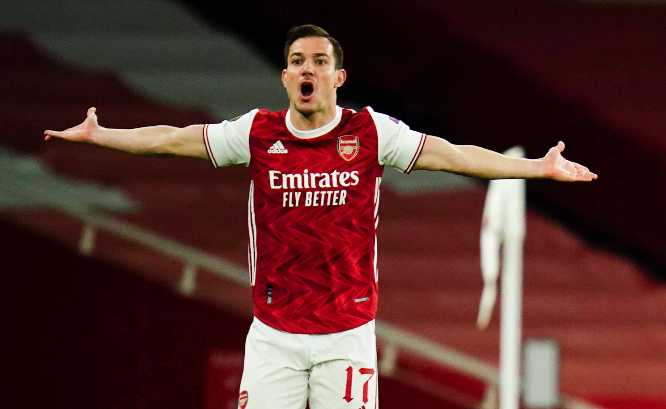 Ready to sell Pepe, Martinelli's father speaks and new Kroenke purchase 11 Cedric Soares of Arsenal - Arsenal v Slavia Prague, UEFA Europa League, Quarter Final, First Leg, Football, Emirates Stadium, London, UK - 08 Apr 2021. Copyright: Javier Garcia / BPI / Shutterstock