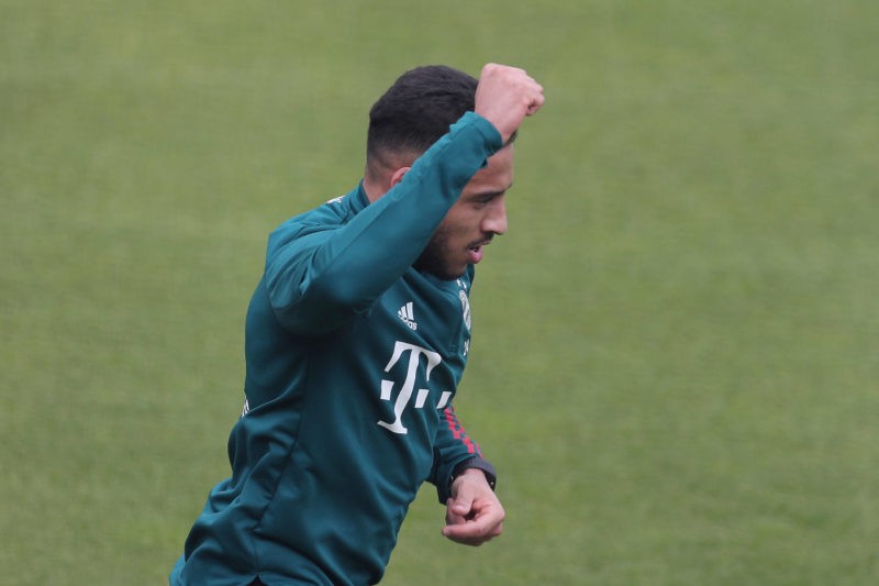Corentin Tolisso Bayern Muenchen beim Lauftraining GER, Training FC Bayern Muenchen, Fussball, 1.Bundesliga, Saison Copyright: EIBNER/Marcel Engelb...