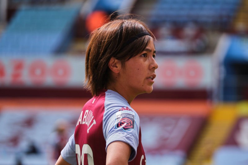 Birmingham, England, May 2nd 202 Mana Iwabuchi 20 Aston Villa in action during the FA Women s Super League match between Aston Villa and West Ham United at Villa Park in Birmingham, England. Womens Super League - Aston Villa v West Ham