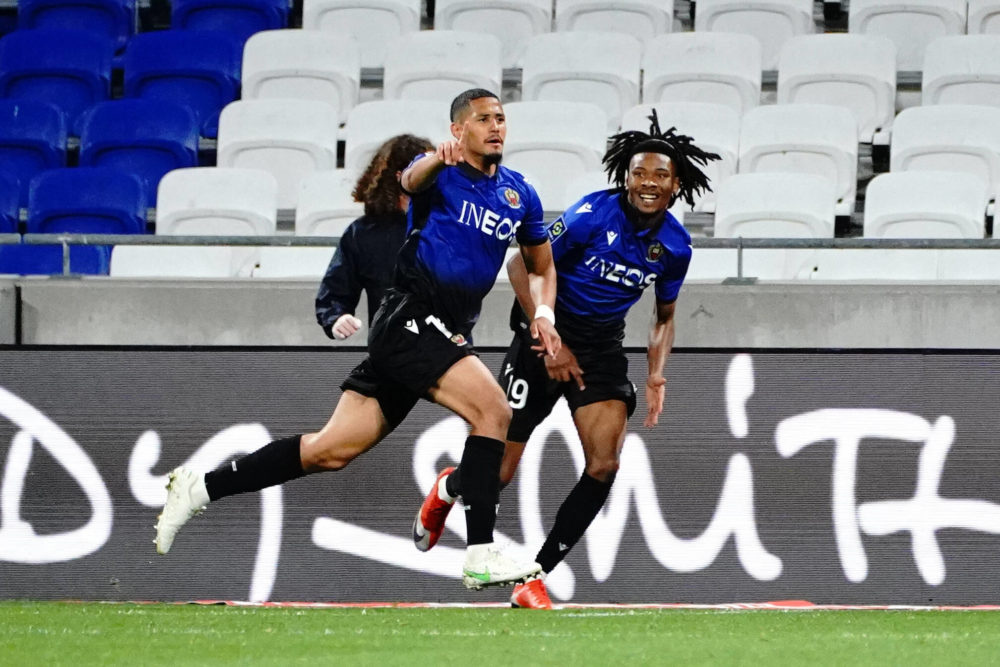 William Saliba and Khephren Thuram of OGC Nice - Lyon vs OGC Nice - Ligue 1 Uber Eats - Lyon - 23/05/2021 Photo: NorbertScanella / PanoramiC