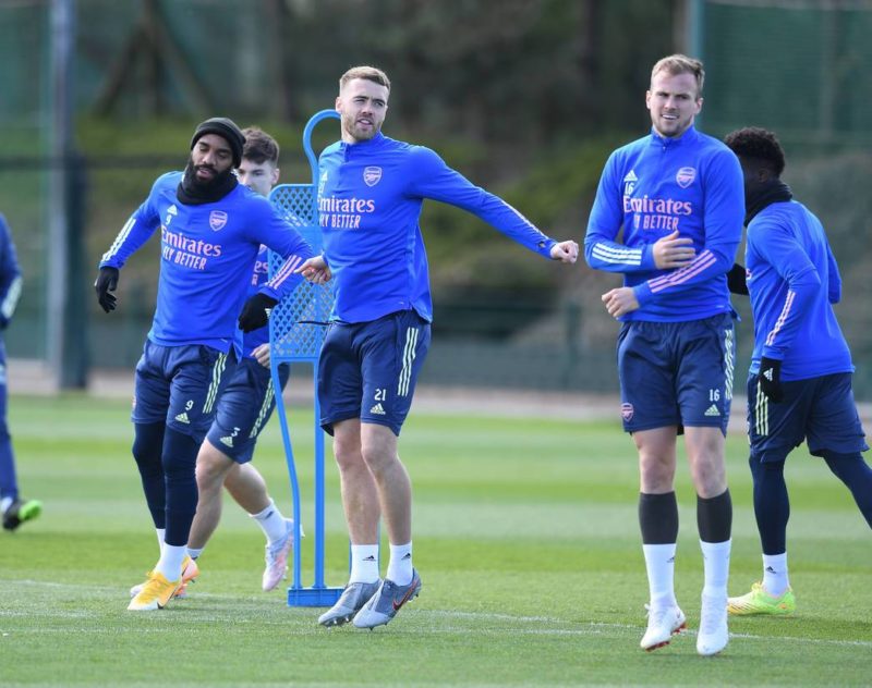 Great news as Tierney and Lacazette return ahead of Arsenal vs Villarreal 5 Alexandre Lacazette back in arsenal training