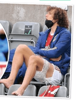 Great news as Tierney and Lacazette return ahead of Arsenal vs Villarreal 3 David Luiz with ice on his hamstring (via Daily Mirror)