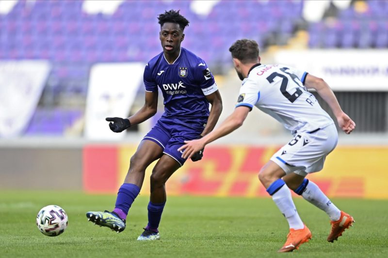 Arsenal 'intensely' interested in Anderlecht 21yo captain Albert Sambi Lokonga 3 Albert Sambi Lokonga midfielder of Anderlecht in action during the Jupiler Pro League between RSC Anderlecht and Club Brugge at the Lotto Park stadium FOOTBALL : Anderlecht vs Club Bruges - Jupiler Pro League -PhotoNews/Panoramic