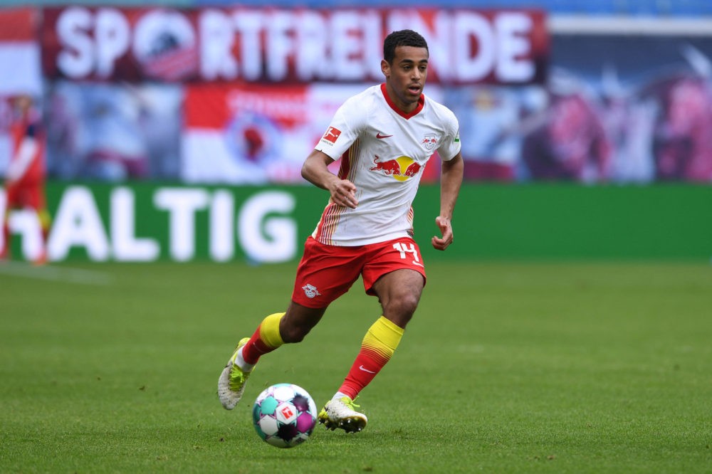 RB Leipzig - VfB Stuttgart on 25/04/2021 in the Red Bull Arena in Leipzig - Tyler Adams of Leipzig. Photo: Imago Images