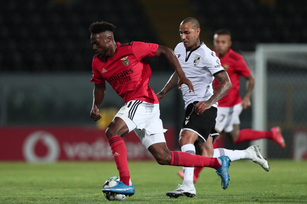 Vitria SC vs SL Benfica Guimares, 19/05/2021 - Nuno Tavares and Ricardo Quaresma. Photo: Miguel Pereira / Global Imagens