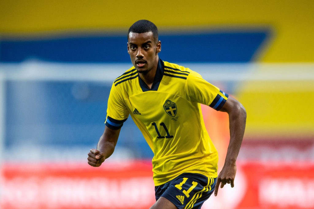 Alexander Isak of Sweden during the international friendly football match between Sweden and Armenia on June 5, 2021. Copyright: SIMON HASTEGARD