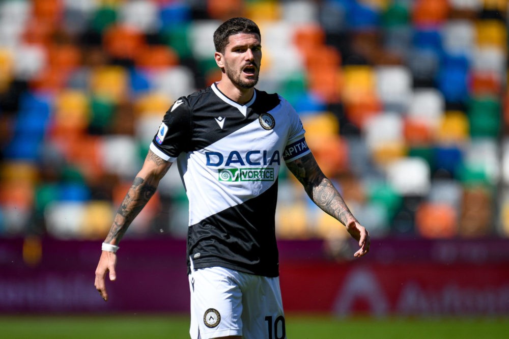 June 1, 2021: Udine, Italy, Friuli - Dacia Arena stadium, June 01, 2021, Rodrigo De Paul of Udinese during Calcio season 2020/2021. Copyright: Etto...