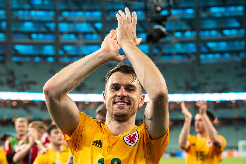 Serie A club set to sell former Gunner in January - but not to England 2 Aaron Ramsey Wales celebrates the win over Turkey with his fans Baku Baku Azerbaijan Copyright: JustPictures.ch/JustPicturesPlus