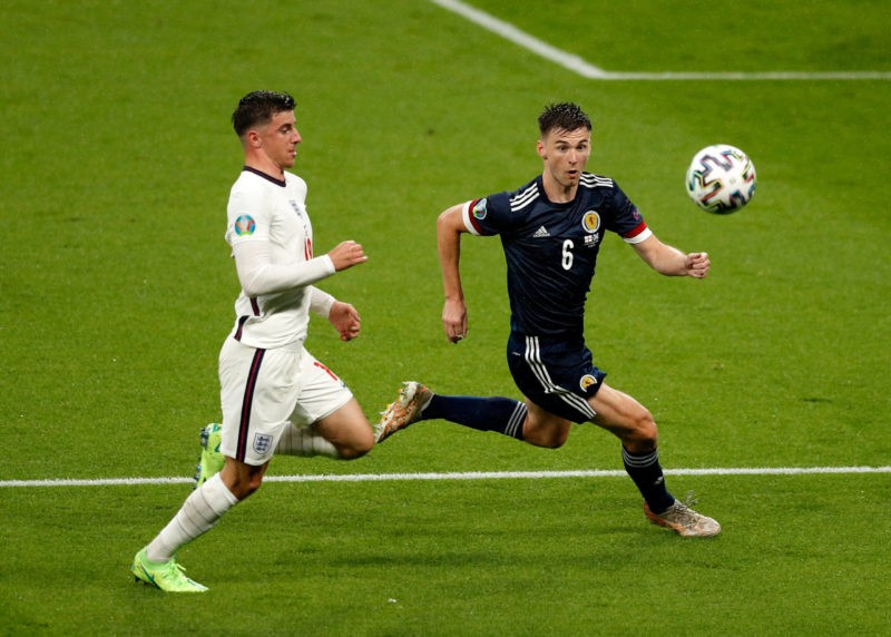 Kieran Tierney of Scotland ActionPlus John Patrick Fletcher