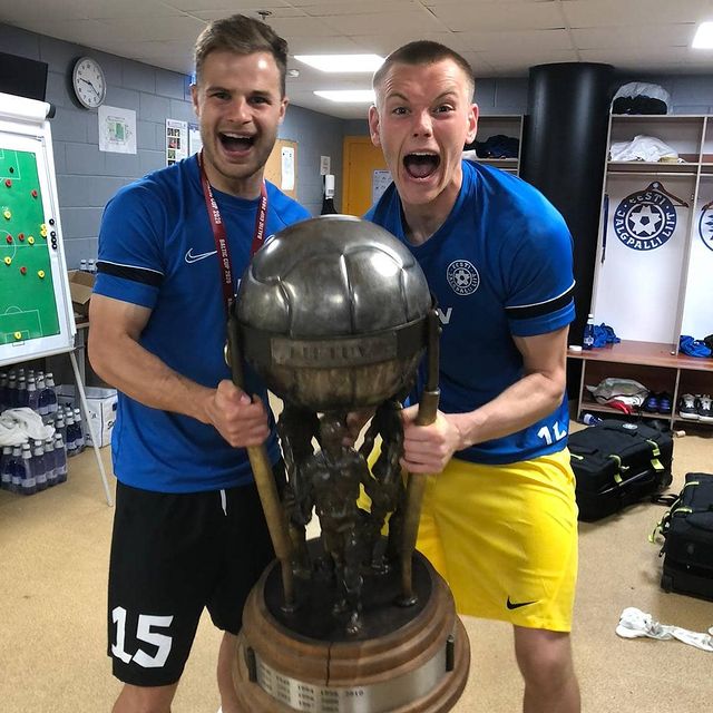 Arsenal 19-year-old Karl Hein wins Baltic Cup 3 Karl Hein (R) celebrates winning the Baltic Cup (Photo via Hein on Instagram)