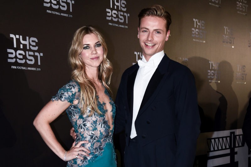Mailand 23/09/2019 - The Best FIFA Football Awards Gala Wahl / DanielexBuffa/ Donny van de Beek und Estelle Bergkamp