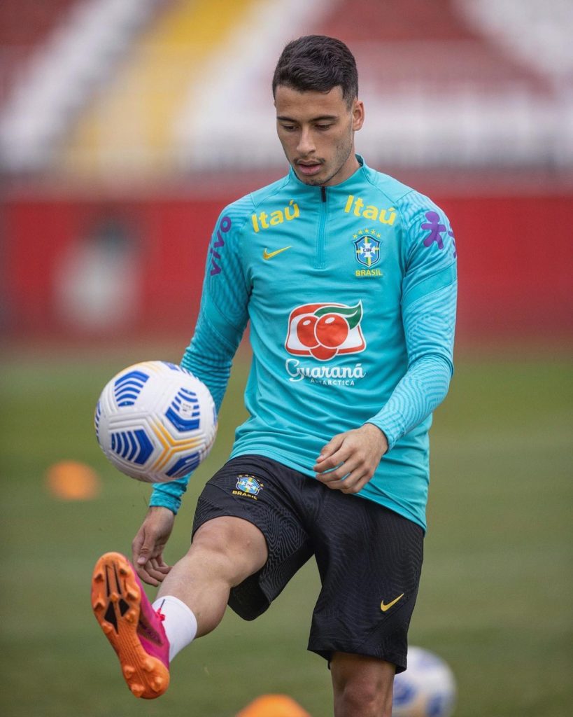 Gabriel Martinelli with Brazil (Photo via Martinelli on Twitter)