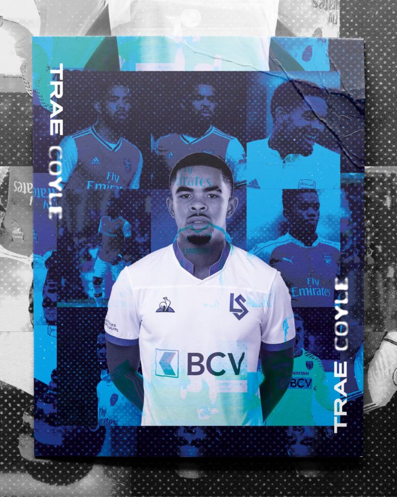 Official: Trae Coyle joins FC Lausanne-Sport on permanent deal 2 Trae Coyle with FC Lausanne-Sport (Photo via Lausanne-Sport.ch)
