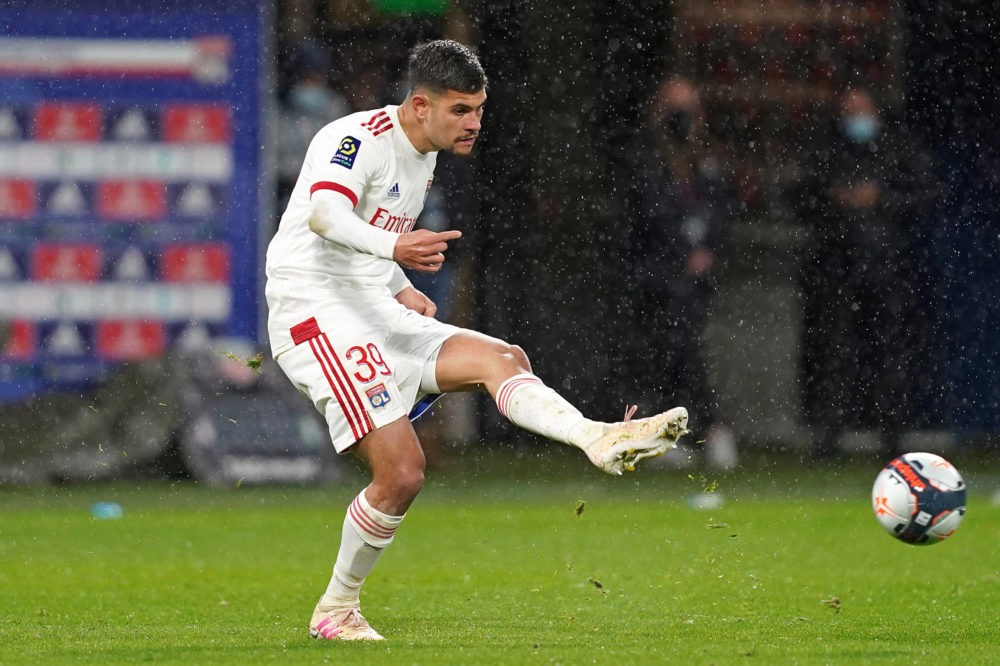 BRUNO GUIMARAES RODRIGUEZ MOURA, Olympique Lyonnais, Ligue 1, Olympique Lyonnais vs Angers 3-0-Lyon LIGUE 1 2020-21 OLYMPIQUE LYONNAIS (Photo via I...