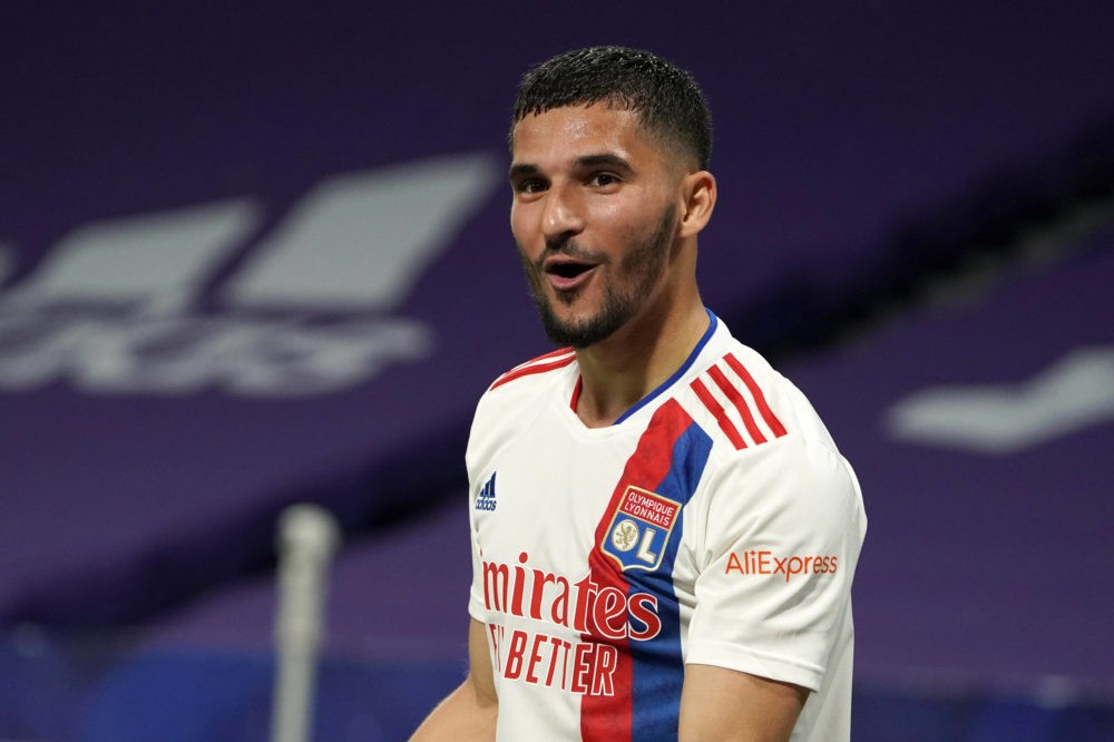 HOUSSEM AOUAR, Ligue 1, Olympique Lyonnais vs Nizza 2-3, 2020-21 (Photo via Imago Images)
