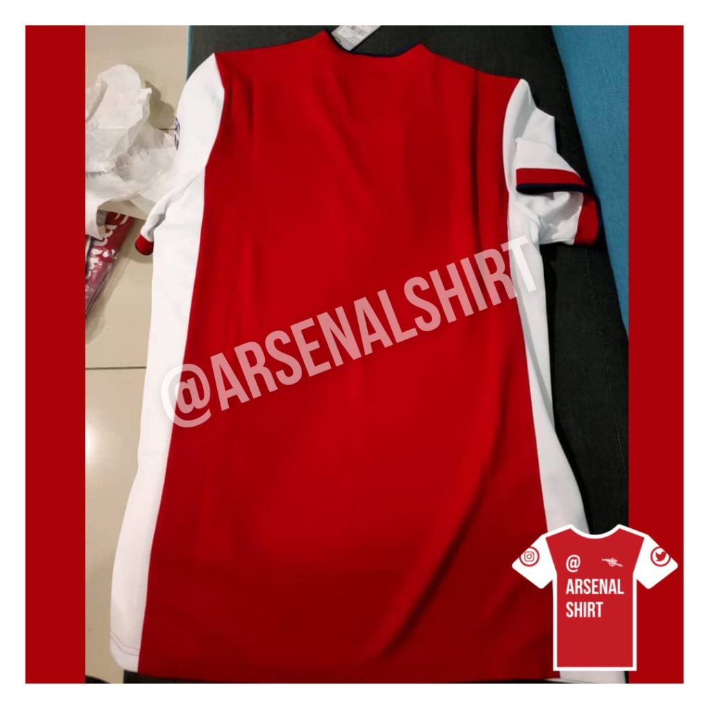 Leaked: Arsenal 2021/22 home kit pictures + release date 4 Arsenal 2021/22 Adidas Home Kit (Photo via ArsenalShirt on Twitter)