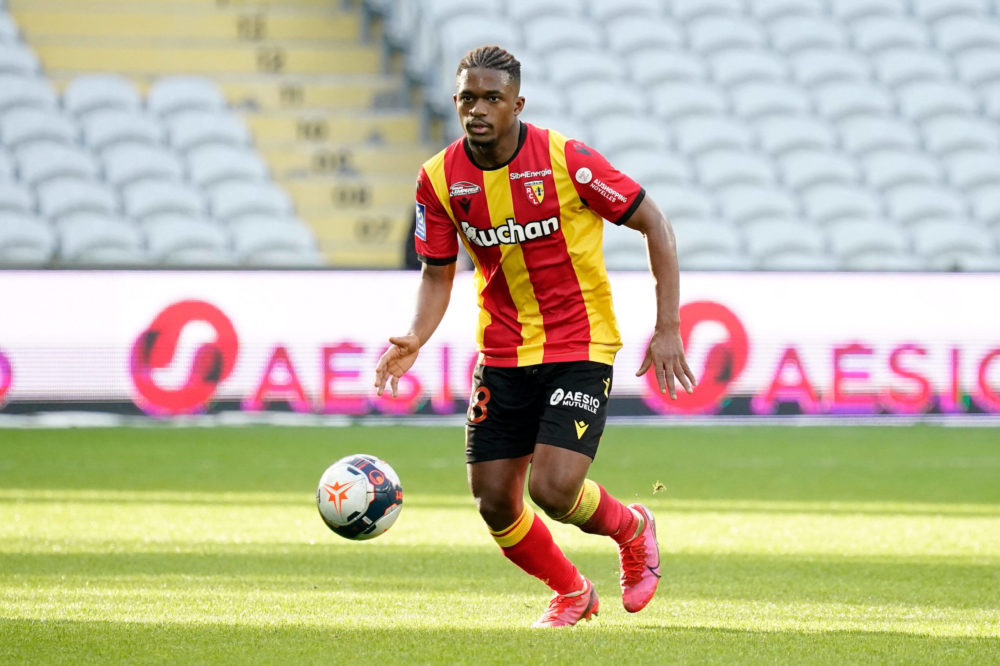 Cheick Oumar Doucoure of Lens - Lens vs Dijon - Ligue 1 Uber Eats - 21/02/2021. Photo: FEP/Panoramic