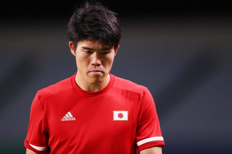 Takehiro Tomiyasu JPN, AUGUST 6, 2021 - Football/Soccer : Men s 3rd Place Match match between Mexico 3-1 Japan during the Tokyo 2020 Olympic Games, Olympische Spiele, Olympia, OS at the Saitama Stadium in Saitama, Japan.