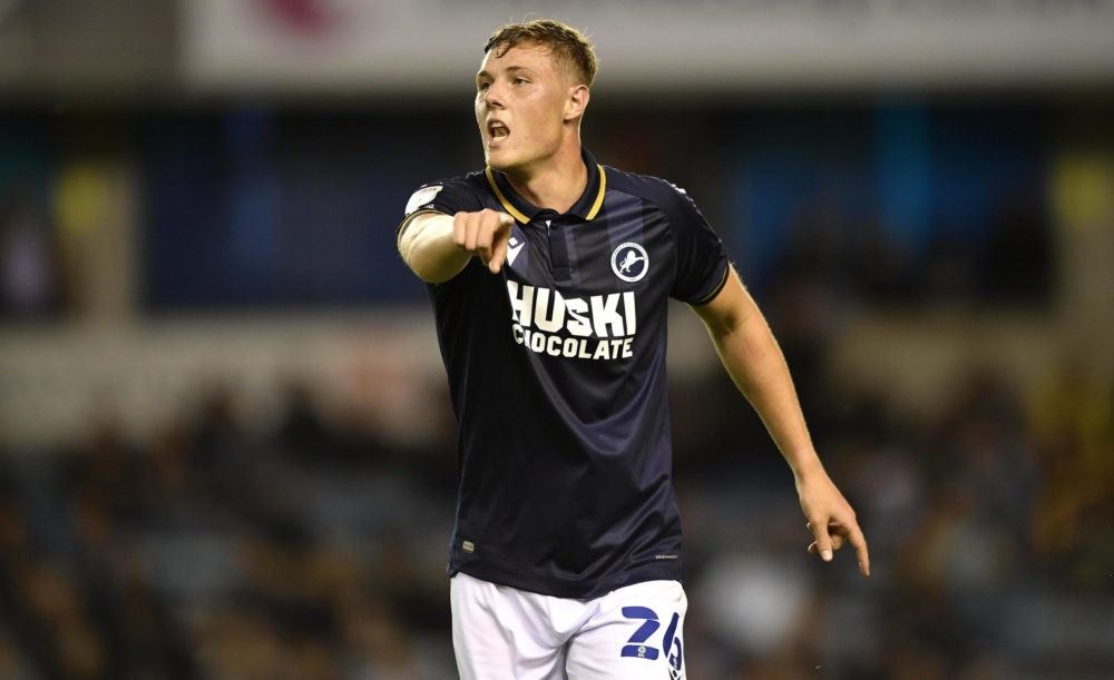 Millwall v Fulham - Daniel Ballard of Millwall during the Sky Bet Championship match at The Den, London. Copyright: Brian Tonks