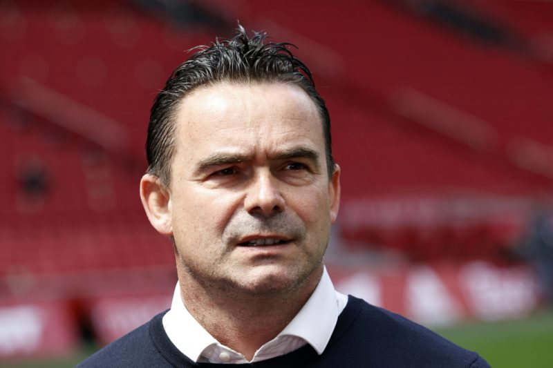 AMSTERDAM Ajax technical director Marc Overmars during the Dutch Eredivisie match between Ajax Amsterdam and FC Emmen at the Johan Cruijff Arena on...