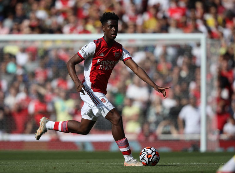 Albert Sambi Lokonga A at the EPL match Arsenal v Norwich City, at the Emirates Stadium, London, UK on 11th September, 2021.