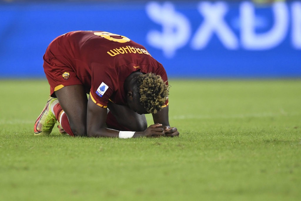 Arsenal plan summer return for 24-goal striker 2 Tammy Abraham of AS Roma during the Serie A football match between AS Roma and US Sassuolo at Olimpico stadium in Rome Italy, September 12th, 2021. Photo Antonietta Baldassarre / Insidefoto Antonietta Baldassarre