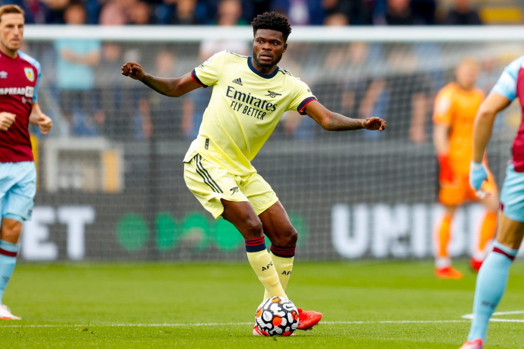Thomas Partey could feature this weekend after AFCON exit 3 Arsenal midfielder Thomas Partey 5 during the Premier League match between Burnley and Arsenal at Turf Moor, Burnley, England on 18 September 2021. Burnley Turf Moor Lancashire England Copyright: Simon Davies