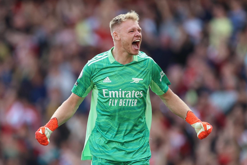 Aaron Ramsdale's new admission makes Arsenal fans love him more 3 Arsenal v Tottenham 26 September 2021, London - Premier League Football - Arsenal v Tottenham Hotspur - Arsenal goalkeeper Aaron Ramsdale celebrates his side s 1st goal - Photo: Charlotte Wilson / Offside. London UK